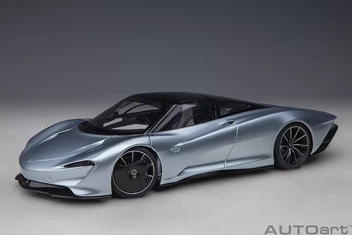 AUTOart 76086 1/18 McLaren Speedtail – Metallic Light Blue (Composite Diecast)