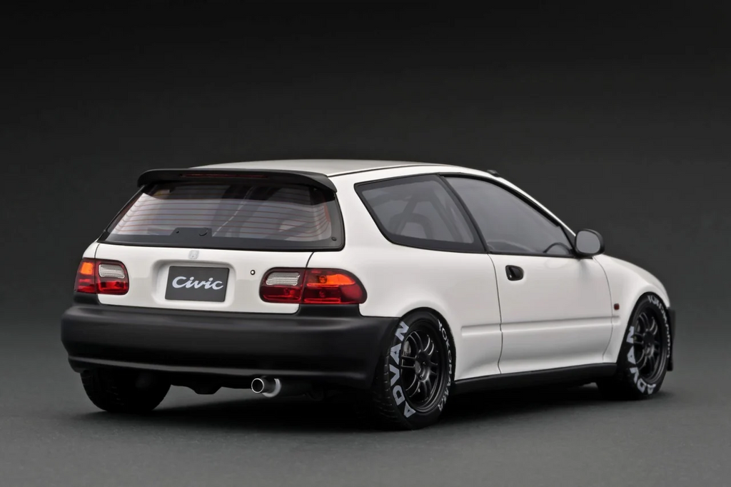 Ignition Model IG3042 1/18 Honda Civic EG6 Circuit White Resin
