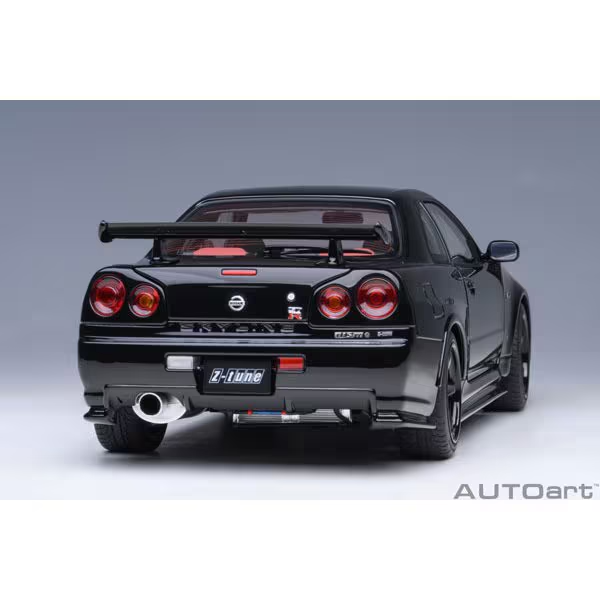 AUTOart 77463  1:18 Nissan Skyline GT-R R34 NISMO Z-tune Black Pearl Diecast