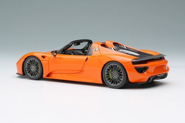 EIDOLON EM568H 1/43 Porsche 918 Spyder 2011 Orange Resin Limited 60pcs