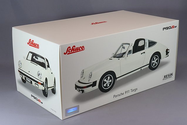 Schuco SC450025700 1/18 Porsche 911 Targa White Resin