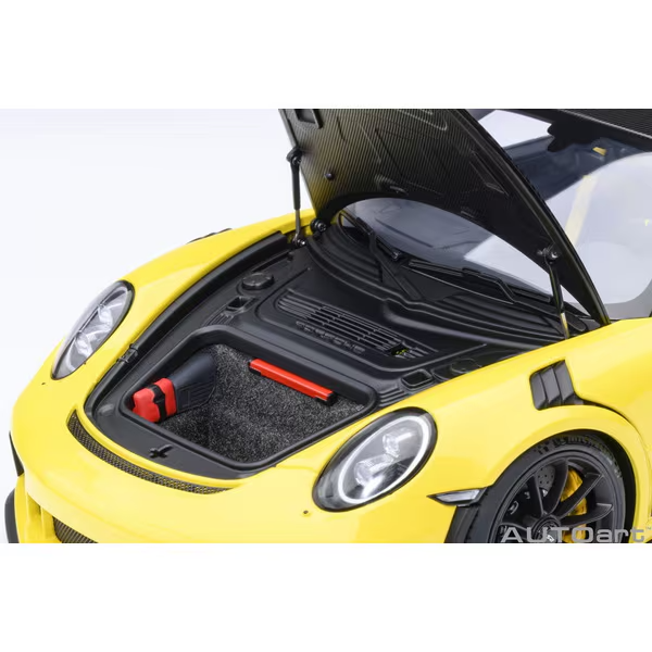 AUTOart 78178 1/18 Porsche 911 991.2 GT3 RS Weissach Yellow Diecast