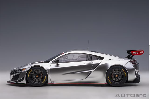 AUTOart Aa81897 1/18 Honda NSX GT3 Super GT Race Car 2018 Hyper Silver