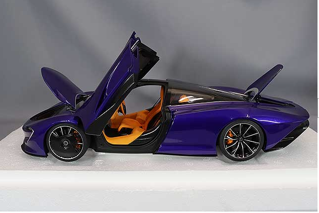 AUTOart 76089 1/18 McLaren Speedtail Metallic Purple Composite Model
