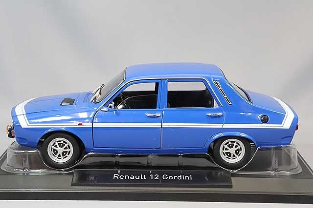 Norev NO185248 1/18 Renault 12 Gordini Without Bumpers 1971 Bleu de France