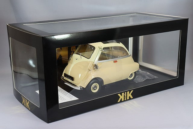 KK Scale KKDC120041 1/12 BMW 250 Isetta 1959 in Cream and Yellow