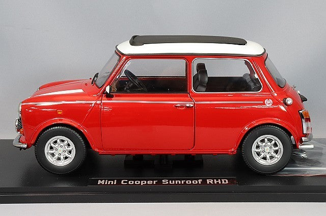 KK Scale KKDC120074R 1/12 Mini Cooper Sunroof Red White RHD Diecast