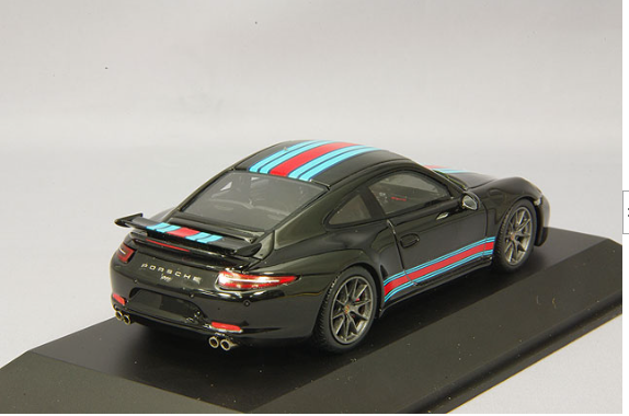 Spark WAP0202310G 1/43 Porsche 911 Carrera S Martini Racing Black Resin