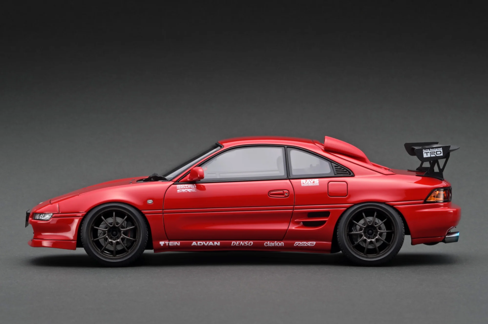 Ignition Model IG3338 1/18 Toyota MR2 SW20 GT Wing CE28 Red Resin