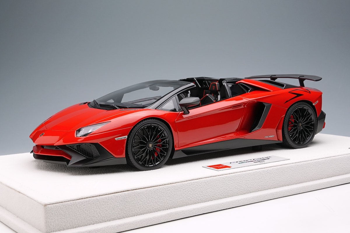 EIDOLON EML007E 1/18 Lamborghini Aventador LP750-4 SV Roadster 2015 Rosso Bia
