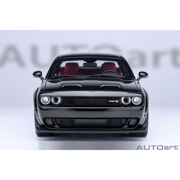 AUTOart 71765 1/18 Dodge Challenger SRT Super Stock 2023 Black Diecast