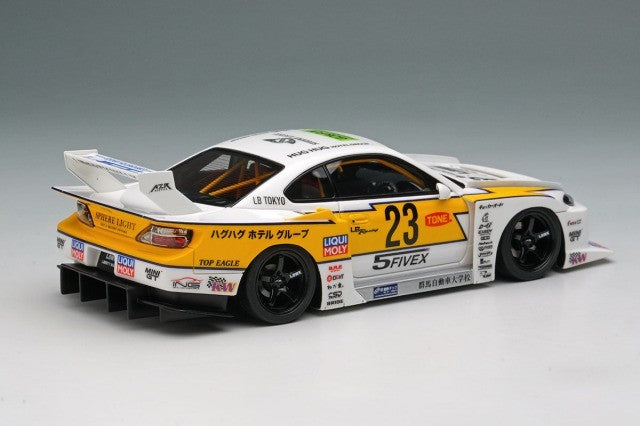 EIDOLON LB026 1/43 Nissan LB-Super Silhouette S15 Silvia White / Yellow Ltd 200