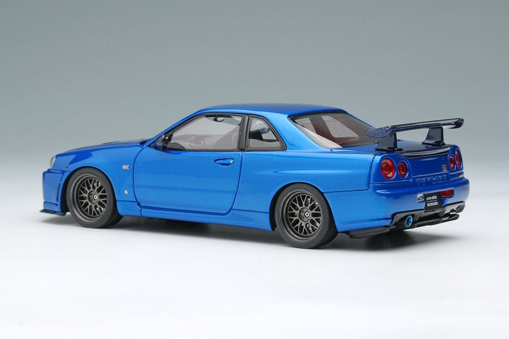 Make Up EIDOLON EM681B 1/43 Built by Legends Mine's BNR34 GT-R Bayside Blue
