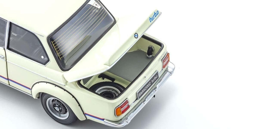 Kyosho KS08544W - 1/18 BMW 2002 Turbo White [Die-cast Model Car]