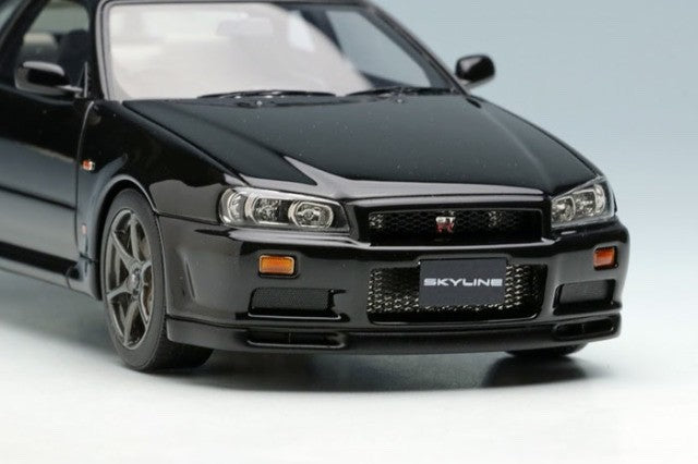 Make Up EIDOLON EM461E 1/43 Nissan Skyline GT-R BNR34 Black Pearl 1999