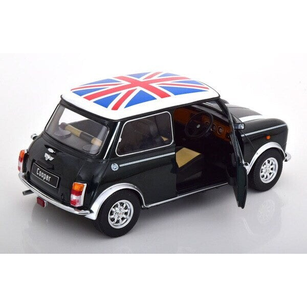 KK Scale KKDC120056R 1/12 Mini Cooper Union Jack Dark Green Metallic/White Right