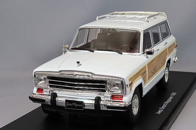 KK Scale KKDC181111 1/18 Jeep Grand Wagoneer 1989 White SUV