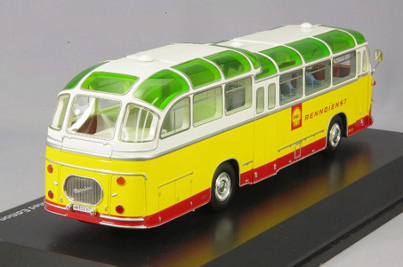 Schuco SCH450896500 1/43 Auwarter Shell Racing Service Bus Multi Color