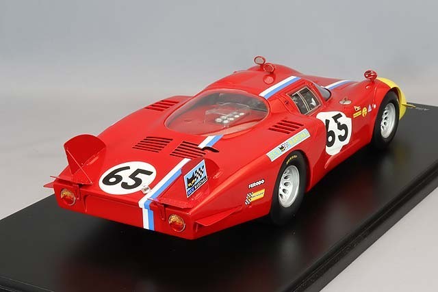 Spark S18S513 1/18 Alfa Romeo 33/2 1968 Le Mans 24H #65 Multi Color