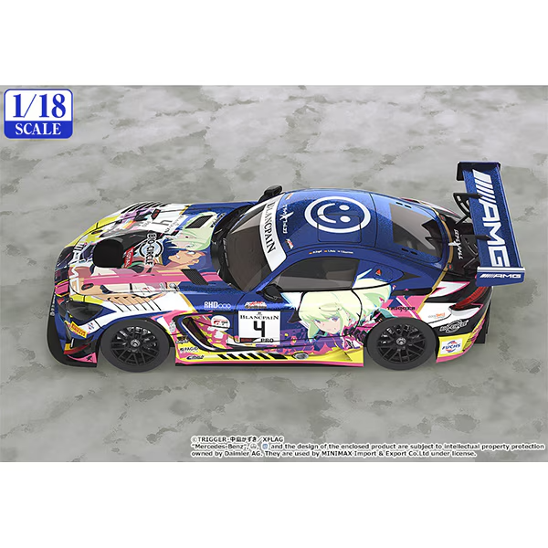 GOODSMILE RACING 1/18 #4 Mercedes-AMG Team Black Falcon 2019 SPA24H ver. [Resin