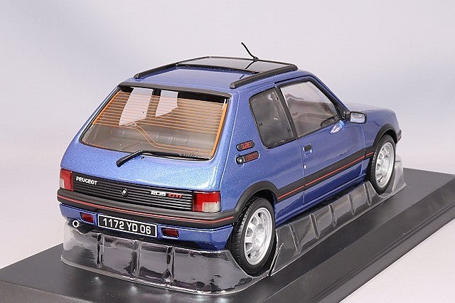 Norev NO184844 1/18 Peugeot 205 GTi 1.9 With Sunroof 1992 Miami Blue Diecast