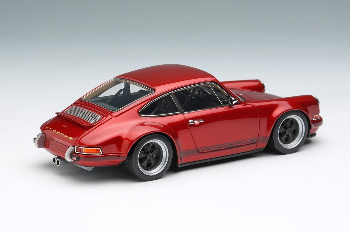 Make Up VISION VM111W 1/43 Singer 911 (964) Coupe Dark Candy Red Restomod