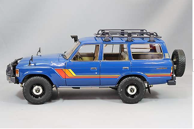 Kyosho KS08956XBL 1/18 Toyota Land Cruiser 60 Option Parts Blue Set