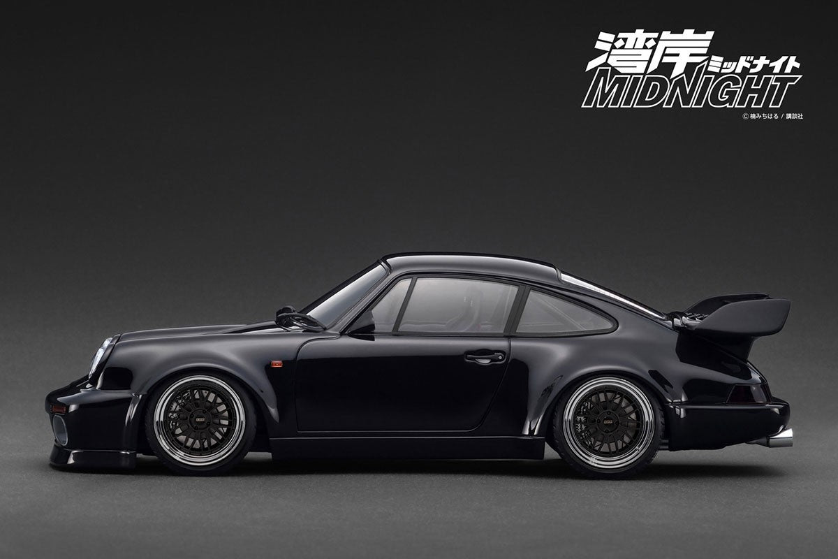 Ignition Model IG3594 1/18 Porsche 911 964 Blackbird Wangan Black Resin