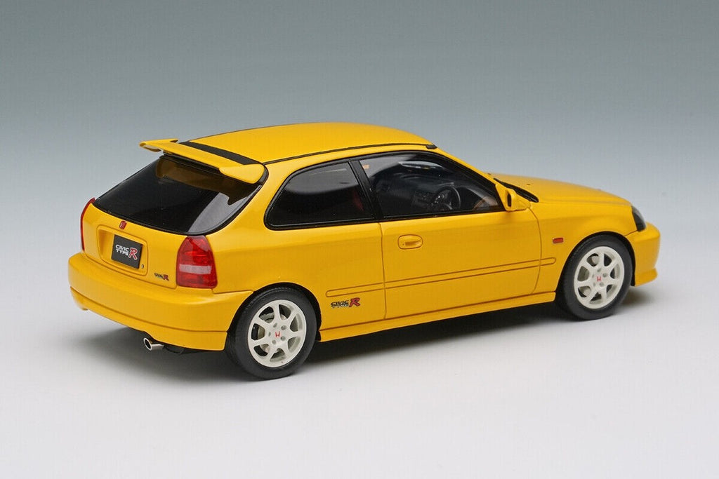 Make Up Eidolon EM481B 1/43 Honda Civic Type R EK9 1998 Sunlight Yellow