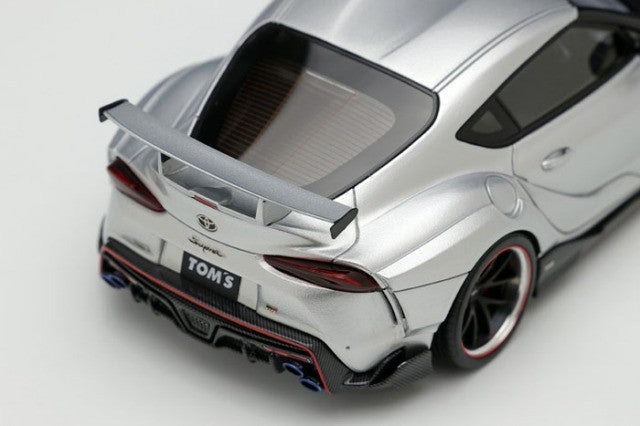EIDOLON EM595F 1/43 TOM'S GR Supra 2020 Silver Metallic Limited 30pcs