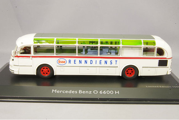 Schuco SCH450896700 1/43 Mercedes-Benz O6600H Esso Racing Service Bus