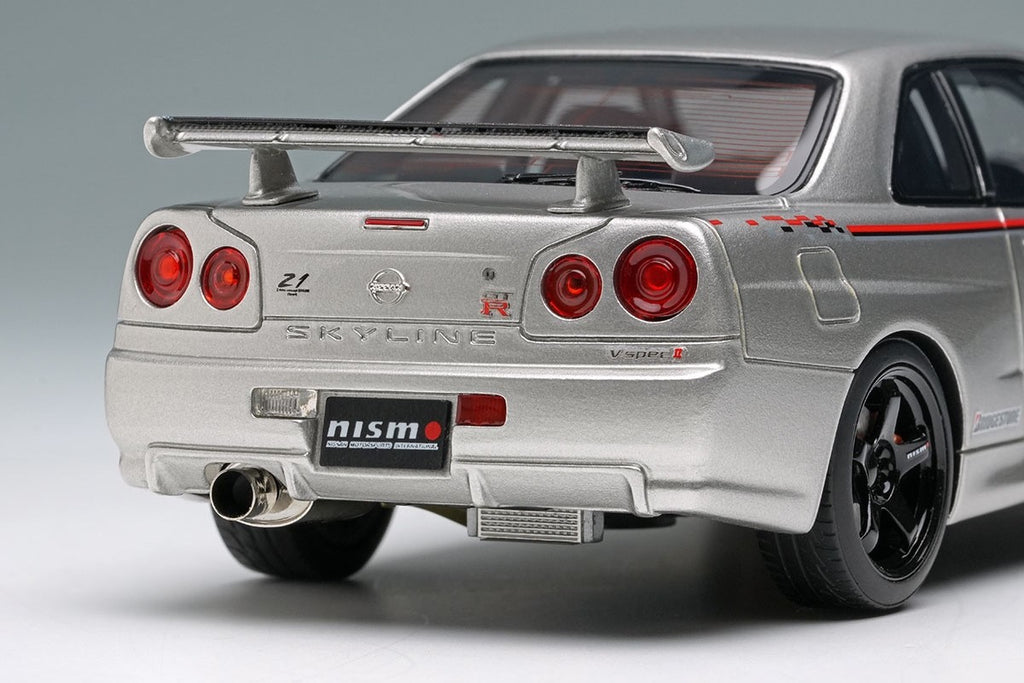 Make Up EIDOLON EM791 1/43 Nismo R34 GT-R Z-tune Prototype TAS 2001 Silver