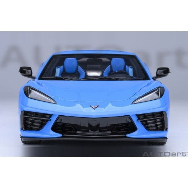 AUTOart 71281 1/18 Chevrolet Corvette C8 Stingray Z51 Rapid Blue Diecast