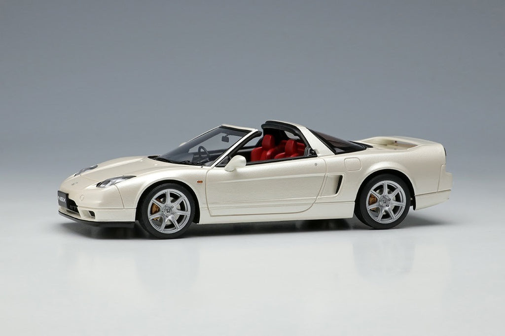 Make Up EIDOLON EM586B 1/43 Honda NSX Type T Platinum White Pearl Finish 2001