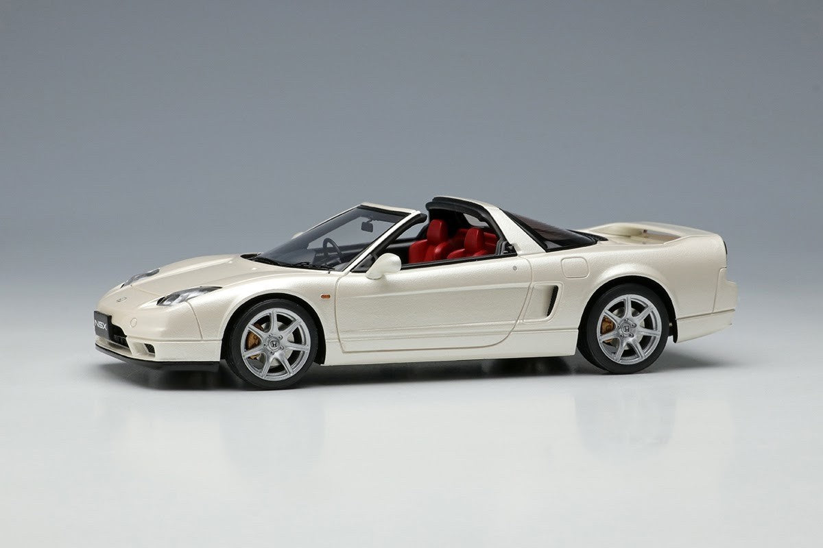 Make Up EIDOLON EM586B 1/43 Honda NSX Type T Platinum White Pearl Finish 2001