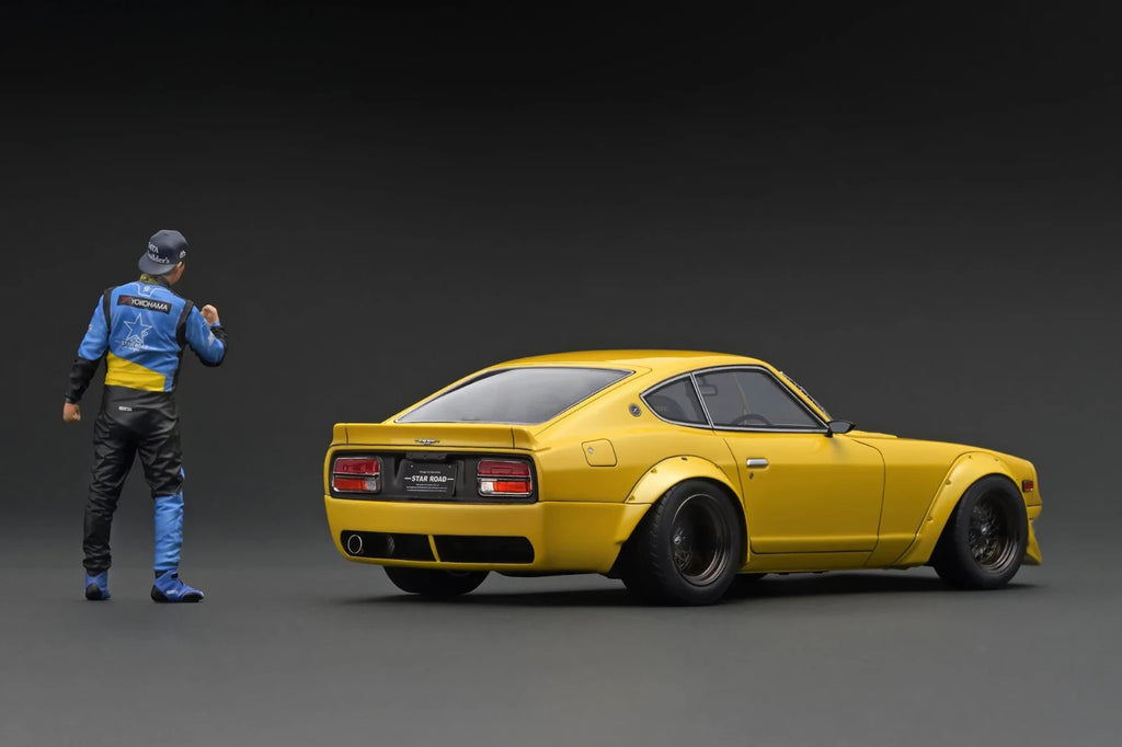 Ignition Model IG3109 1/18 Nissan Fairlady Z S30 STAR ROAD Yellow Resin