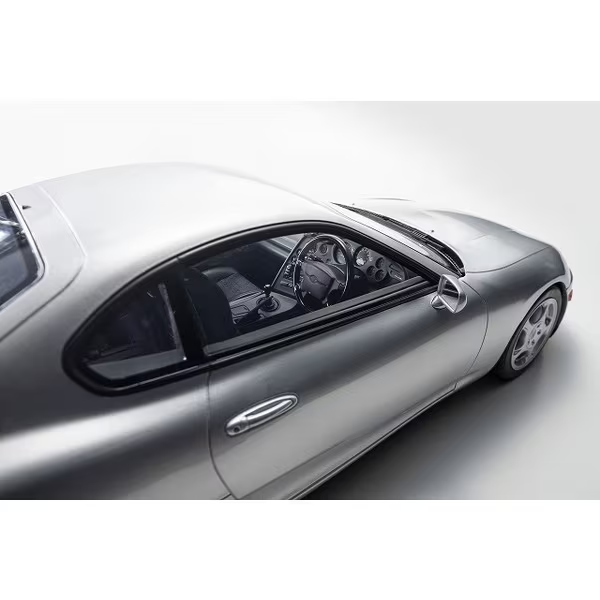 KYOSHO KSR12006S 1/12 Toyota Supra A80 Silver Resin Cast Model Car – Limited