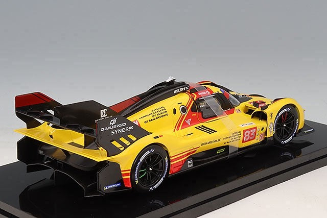 Bburago K18-16313Y 1/18 Ferrari 499P #83 Le Mans 2024 Yellow Diecast w/Case