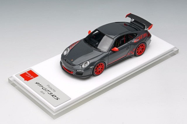 EIDOLON EM603A 1/43 Porsche 911(997.2) GT3 RS 2010 Gray Black / Red Stripe