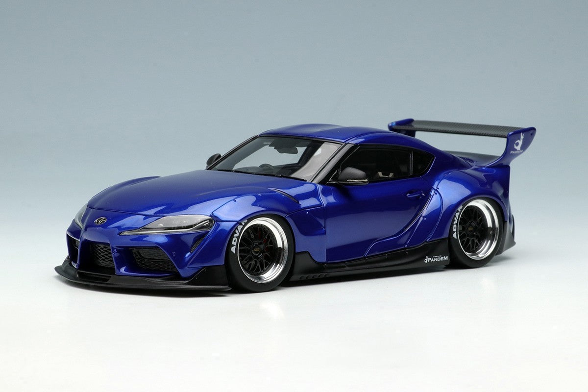 Make Up EIDOLON RB006C 1/43 Toyota Pandem GR Supra Ver1 Candy Blue 2019