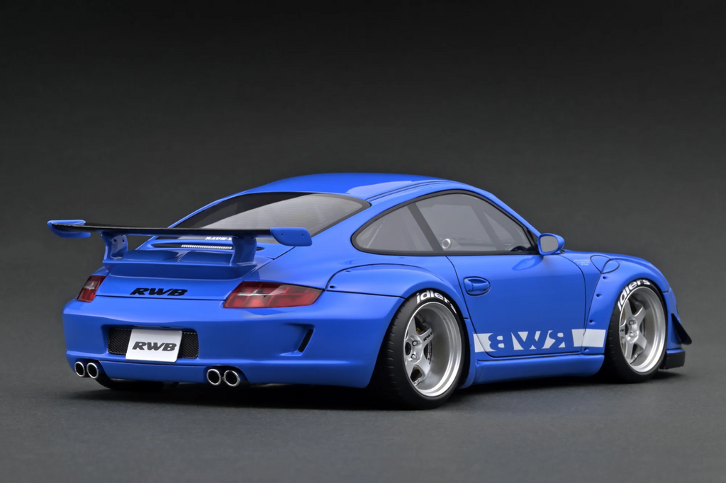 Ignition Model IG3256 1/18 RWB Porsche 911 997 Rauh-Welt Light Blue Resin