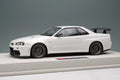 Make Up Eidolon EML130A 1/18 Mine’s Skyline GT-R BNR34 Shiranami White Resin