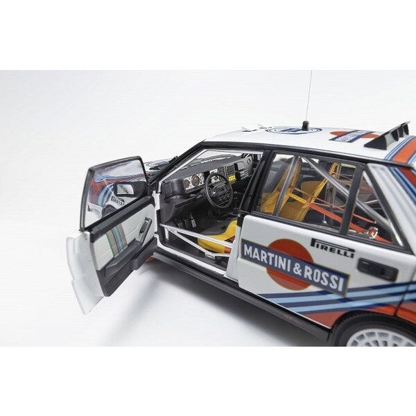 Kyosho KS08960E 1/18 Lancia Delta HF 4WD Olympus Rally 1987 #3 White