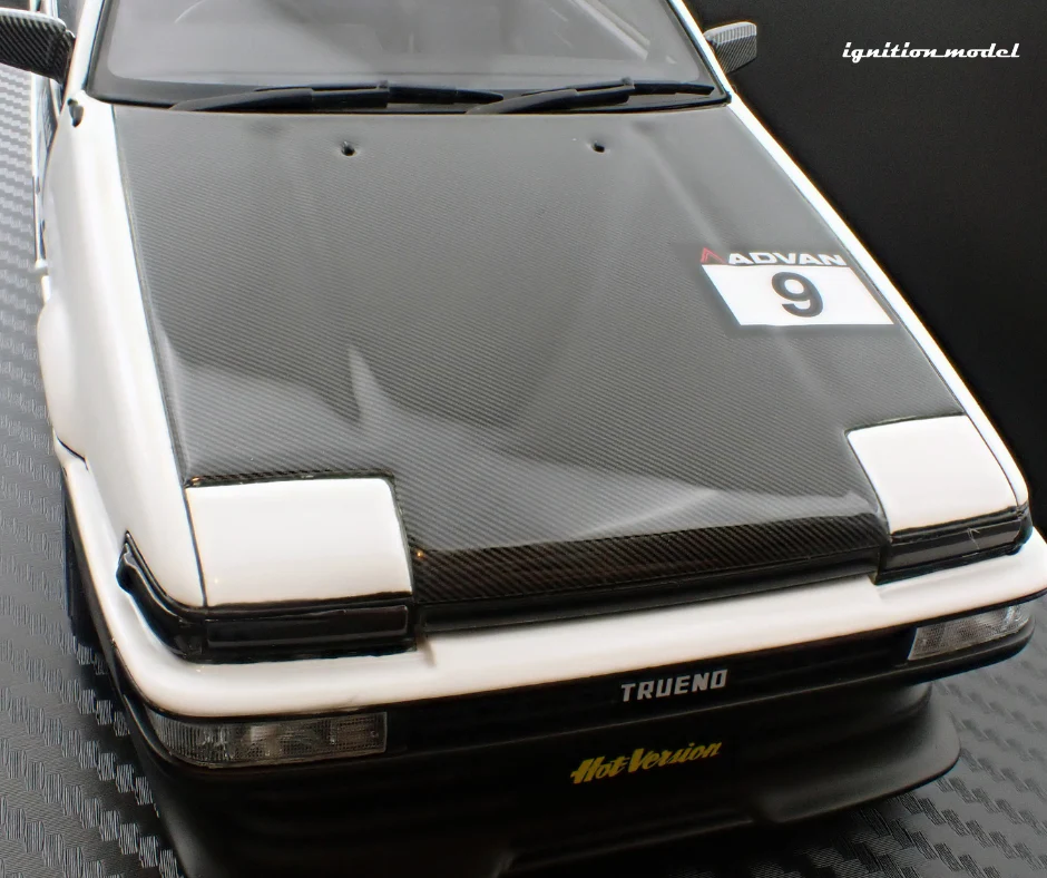 Ignition Model IG3488 1/18 Toyota Trueno AE86 Tsuchiya TK-Street White Resin