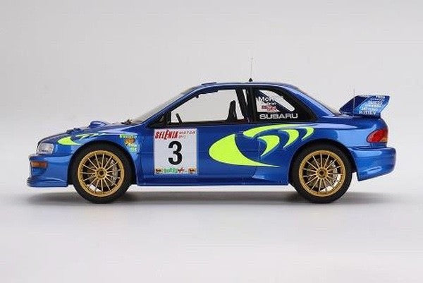 TOP SPEED TS0462 1/18 Subaru Impreza WRC97 Rally Sanremo 1997 Winner #3 Resin