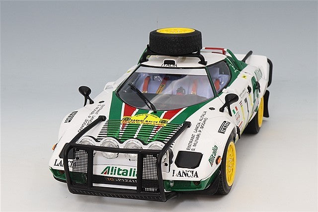 Kyosho KS08130G 1/18 Lancia Stratos HF Alitalia 1977 Safari Rally #7 Munari