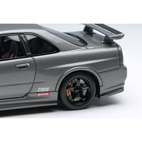 EIDOLON EM422A 1/43 Nissan Skyline GT-R NISMO BNR34 CRS Version 2011 Dark Metal
