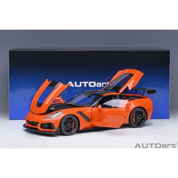 AUTOart 71279 1/18 Chevrolet Corvette C7 ZR1 Orange Composite Die-Cast