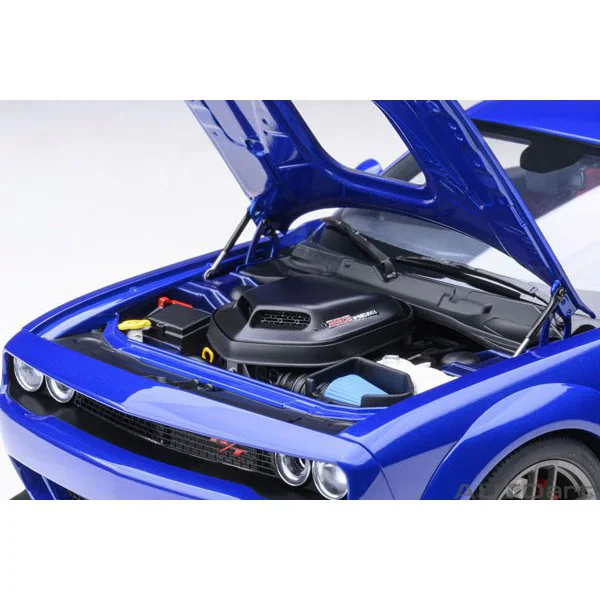 AUTOart 71772 1/18 Dodge Challenger R/T Scat Pack Widebody 2022 Indigo Blue