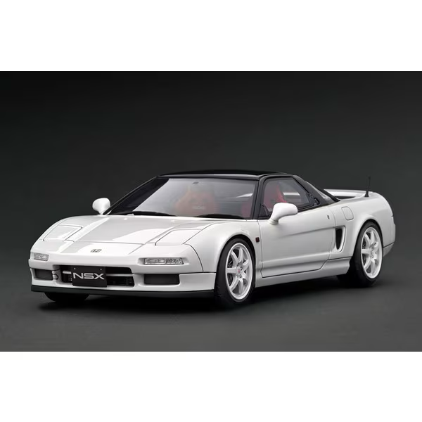 Ignition Model IG3487 1/18 Honda NSX NA1 Pearl White Resin Car w Acrylic Display